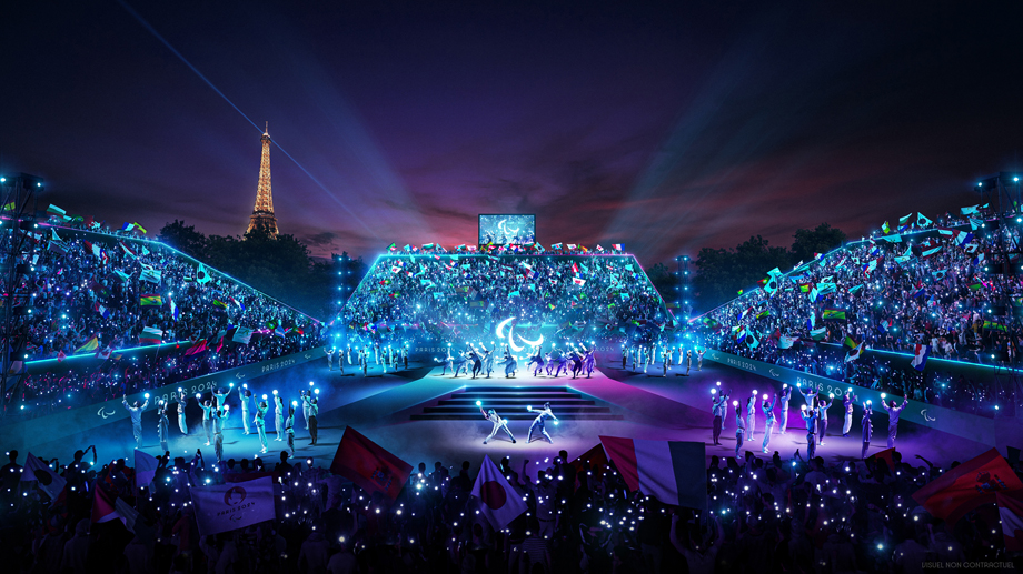 Paris Olympics show Trocadéro